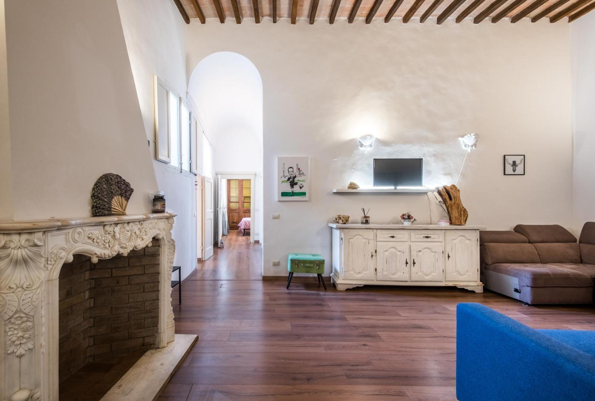 Incantevole Appartamento Banchi Di Sopra Siena Exterior foto